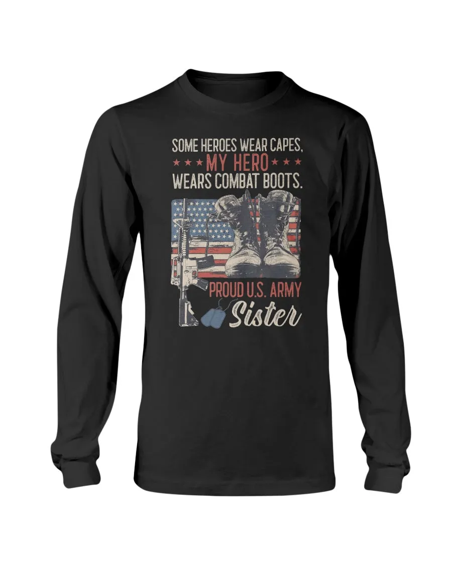 Army Sister Hero Capes T-shirts