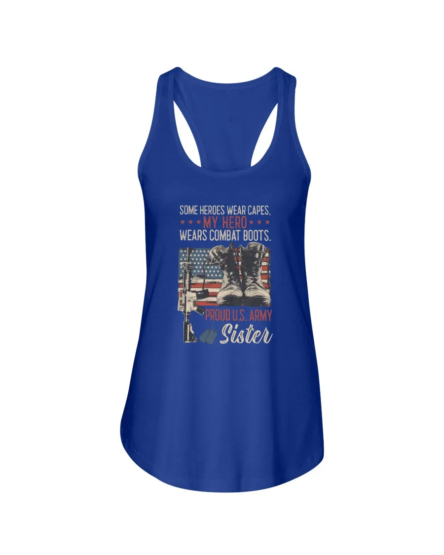 Army Sister Hero Capes T-shirts