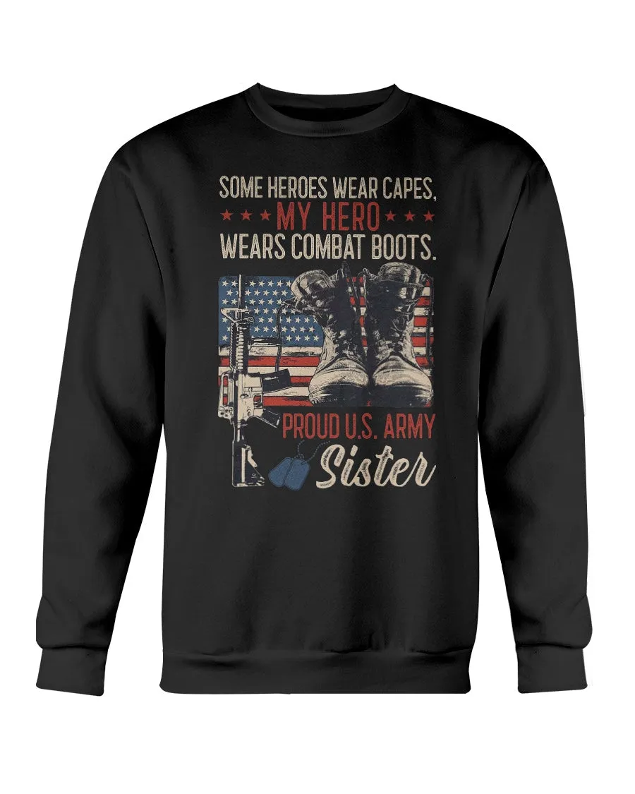 Army Sister Hero Capes T-shirts