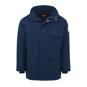 Bulwark, Men's Heavyweight Nomex FR Insulated Deluxe Parka, JNP2, Nomex 7oz, Cat4, Navy