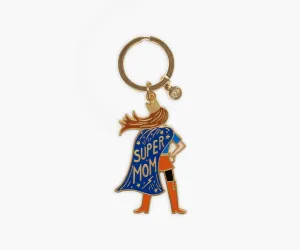 Enamel Keychain - Super Mom