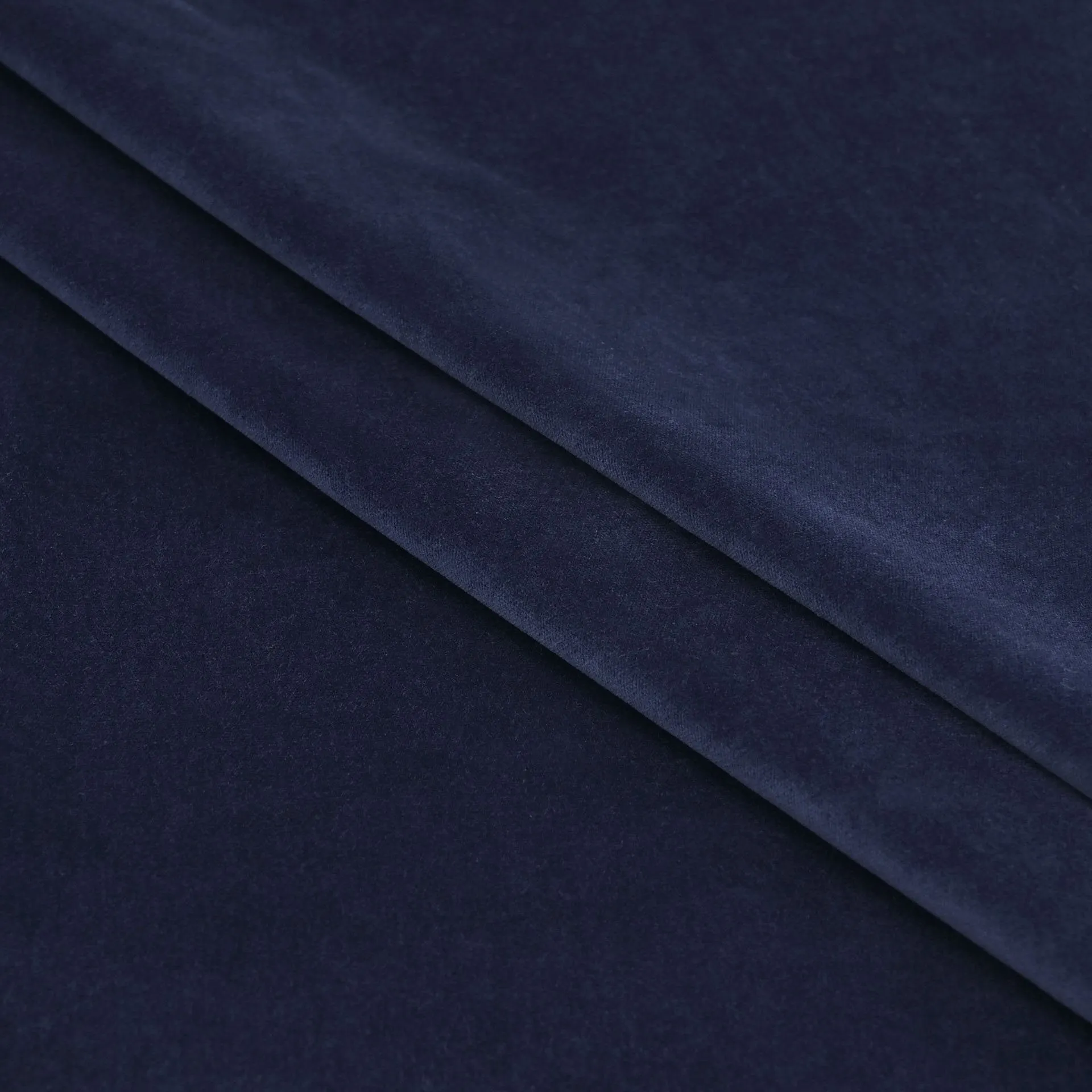 Navy Stretch Velvet Fabric 5100