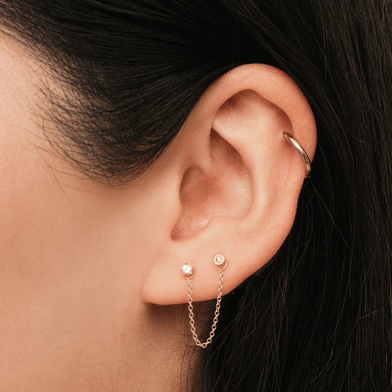 Opal Stud w/ Hoop Jacket