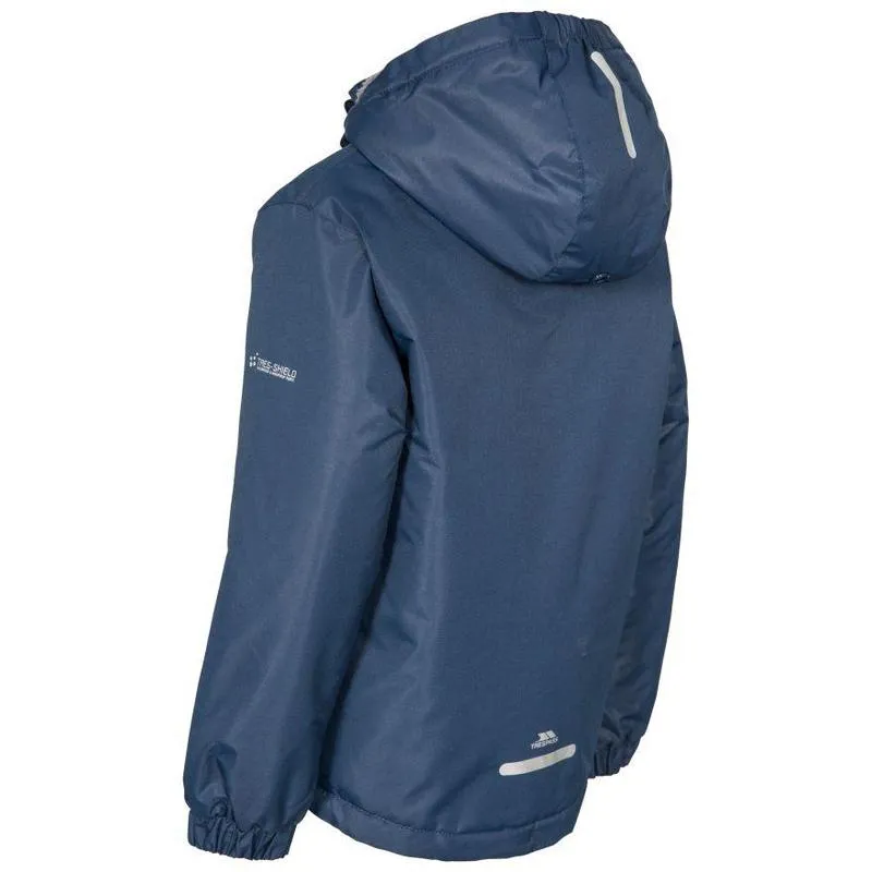 Trespass Ballast Children's Waterproof Coat - Navy