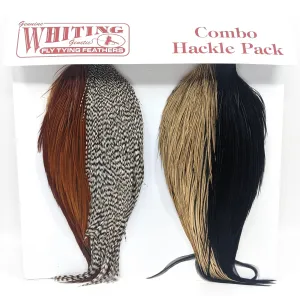 Whiting Farms Introductory Hackle Pack - Four 1/2 Capes